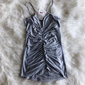 Buckle (BKE Boutique) Gray Tank